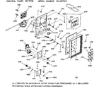 Kenmore 1039877810 control panel section diagram