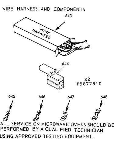Wire harness and components