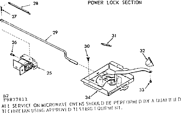 Power lock section