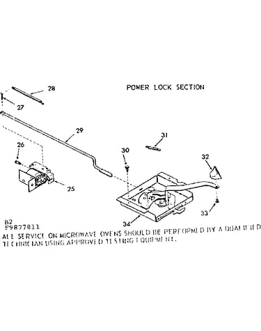 Power lock section