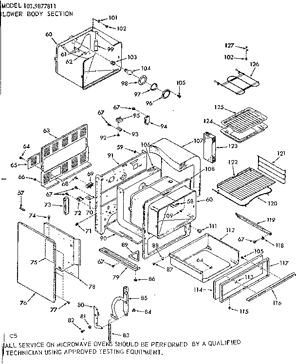 Lower body section