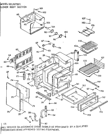Lower body section