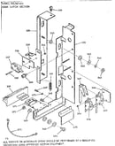 Door catch section