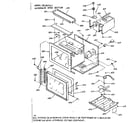 Kenmore 1039877811 microwave oven section diagram