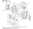 Kenmore 1039877811 control panel section diagram