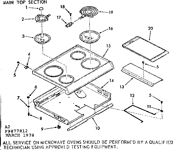 Main top section