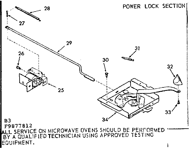 Power lock section