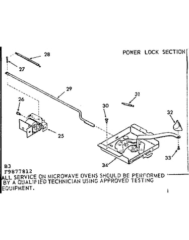 Power lock section