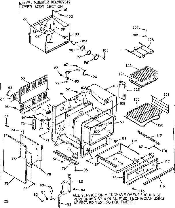 Lower body section