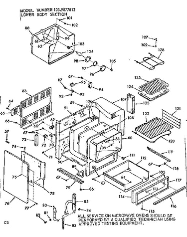 Lower body section
