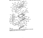 Kenmore 1039877812 upper oven pedestal section diagram