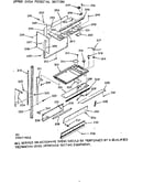 Upper oven pedestal section