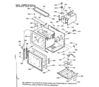 Kenmore 1039877812 microwave oven section diagram