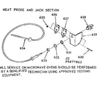 Kenmore 1039877812 meat probe and jack section diagram