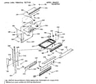 Kenmore 1039877910 upper oven pedestal section diagram