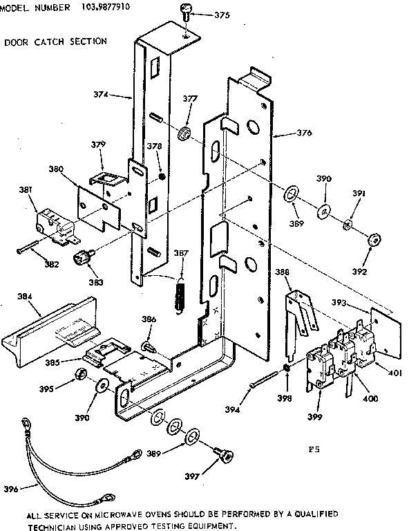 DOOR CATCH SECTION