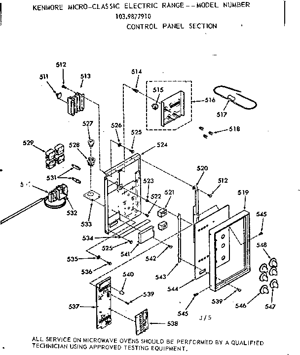 CONTROL PANEL SECTION