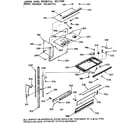 Kenmore 1039877912 upper oven pedestal section diagram