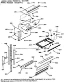 Upper oven pedestal section