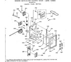 Kenmore 1039877912 control panel section diagram