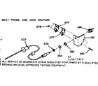 Kenmore 1039877912 meat probe and jack section diagram
