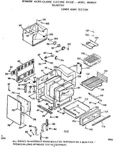 Lower body section