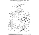 Kenmore 1039877913 upper oven pedestal section diagram