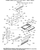 Upper oven pedestal section