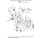 Kenmore 1039877913 control panel section diagram