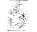Kenmore 1039877914 upper oven pedestal section diagram