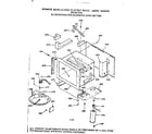 Kenmore 1039877914 microwave oven section diagram