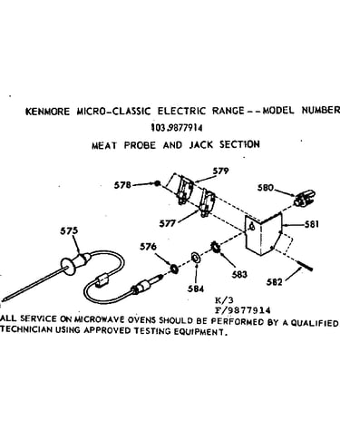 Meat probe and jack section
