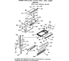 Kenmore 1039877915 upper oven pedestal section diagram