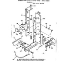 Kenmore 1039877915 door catch section diagram