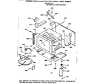 Kenmore 1039877915 microwave oven section diagram