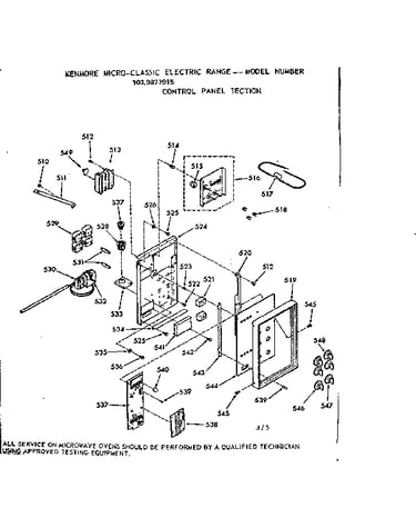 Control panel section
