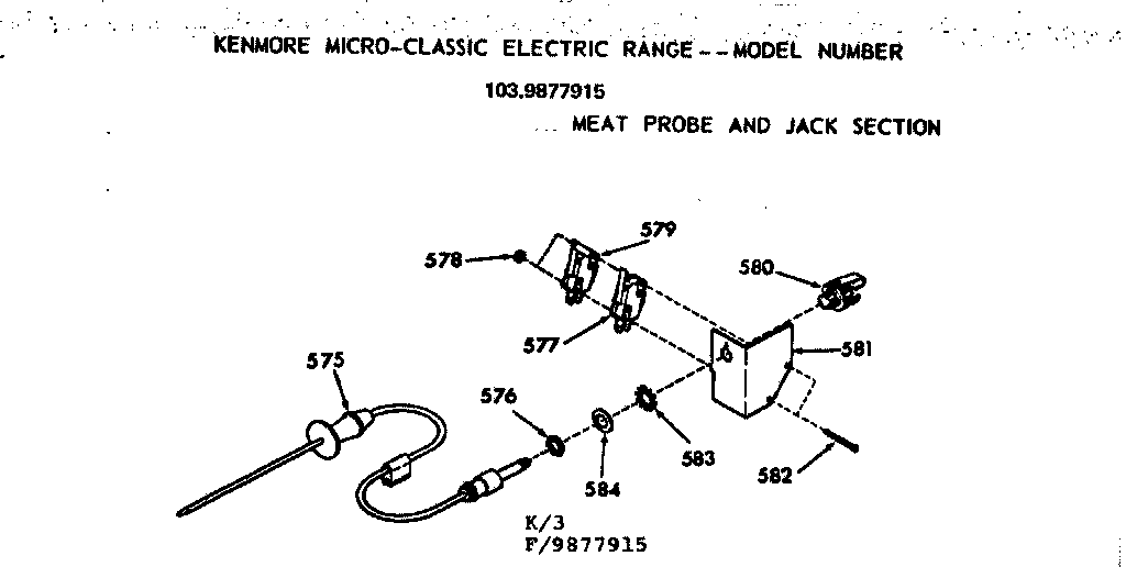 Meat probe and jack section