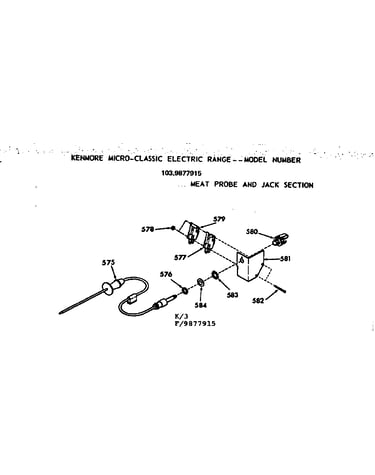 Meat probe and jack section