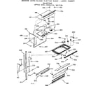 Kenmore 1039877916 upper oven pedestal section diagram