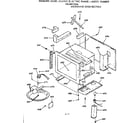 Kenmore 1039877916 microwave oven section diagram