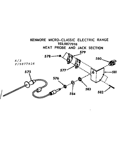 Meat probe and jack section