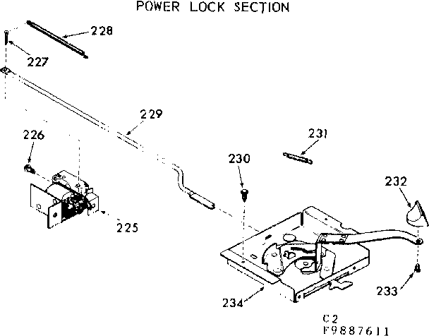 Power lock section