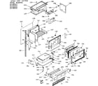 Kenmore 1039887611 upper body section diagram