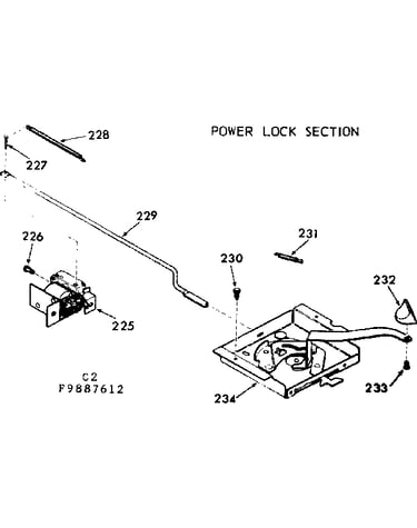 Power lock section
