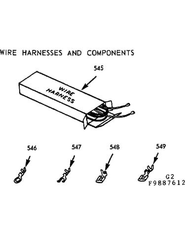 Wire harness and components