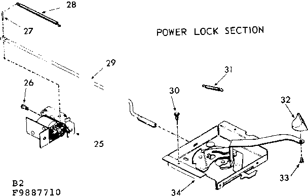 Power lock section