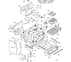 Kenmore 1039887710 lower body section diagram