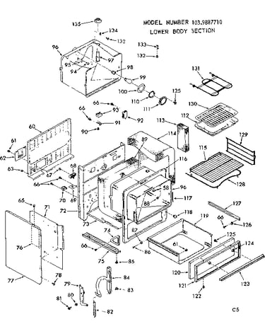 Lower body section