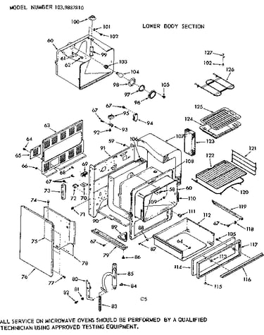 Lower body section