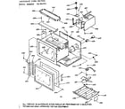 Kenmore 1039887810 microwave oven section diagram